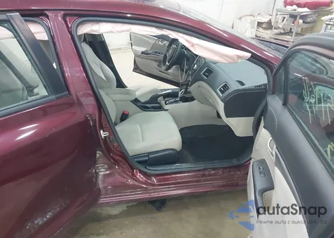 2013 Honda Civic Ex z USA, uszkodzony, nr VIN 19XFB2F8XDE026342